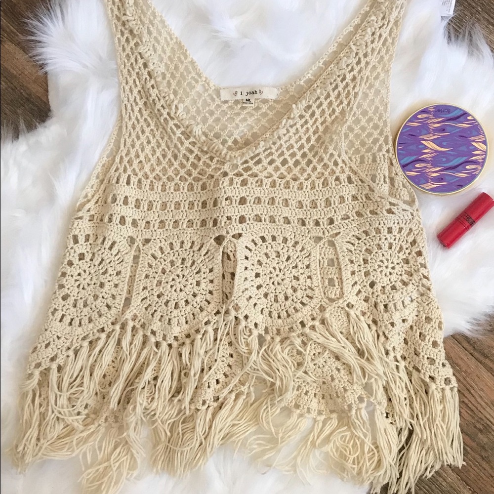 Knit crop top